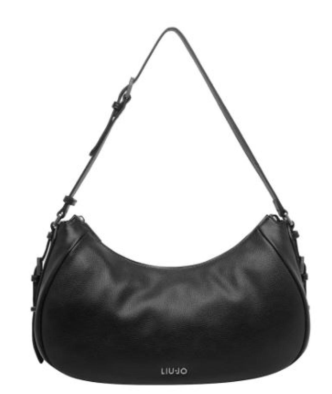 LIU JO Черная сумка через плечо из искусственной кожи, фото 1