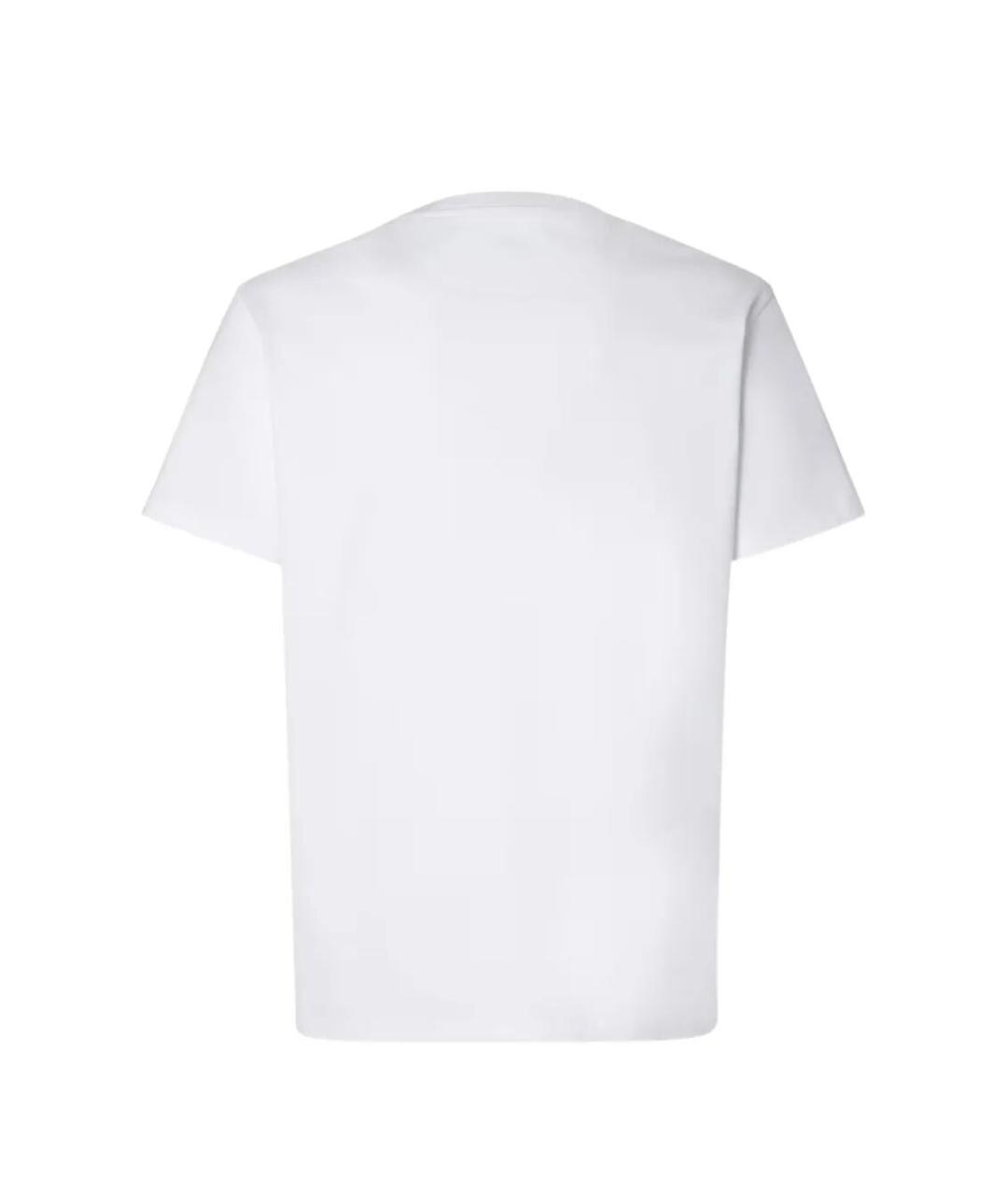 FENDI Белая хлопковая футболка, фото 2