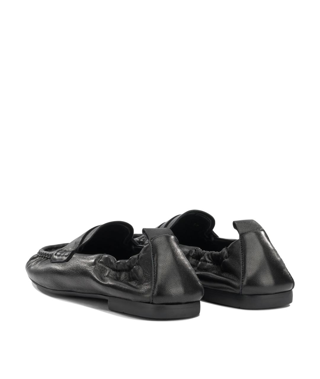 COPENHAGEN Черные кожаные лоферы, фото 4
