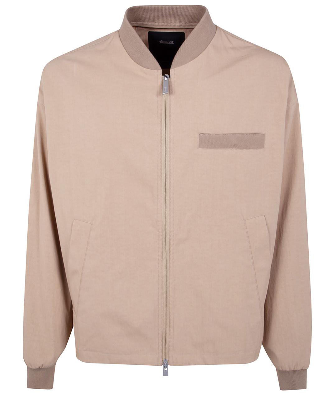 LAMINAR Коричневая хлопковая куртка, фото 1