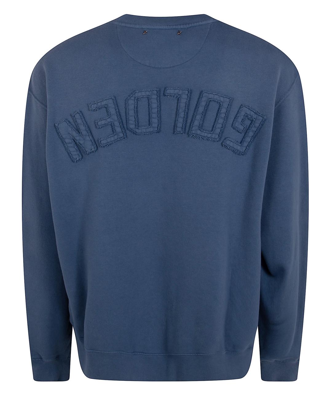 GOLDEN GOOSE DELUXE BRAND Синий хлопковый джемпер / свитер, фото 2