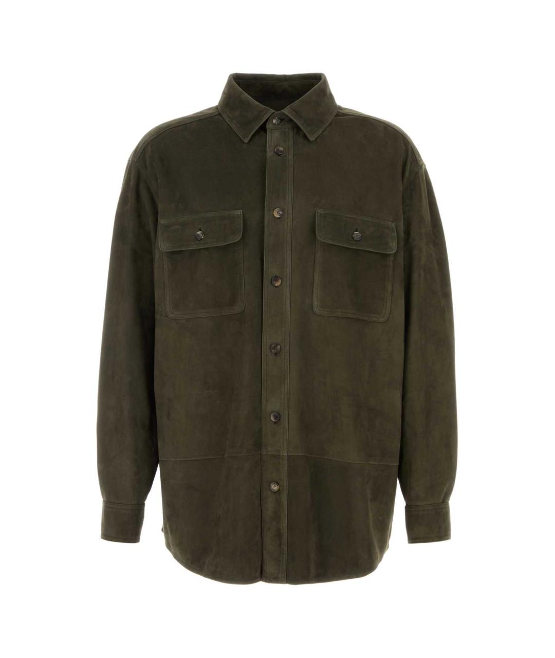 LOEWE Зеленая кэжуал рубашка, фото 1