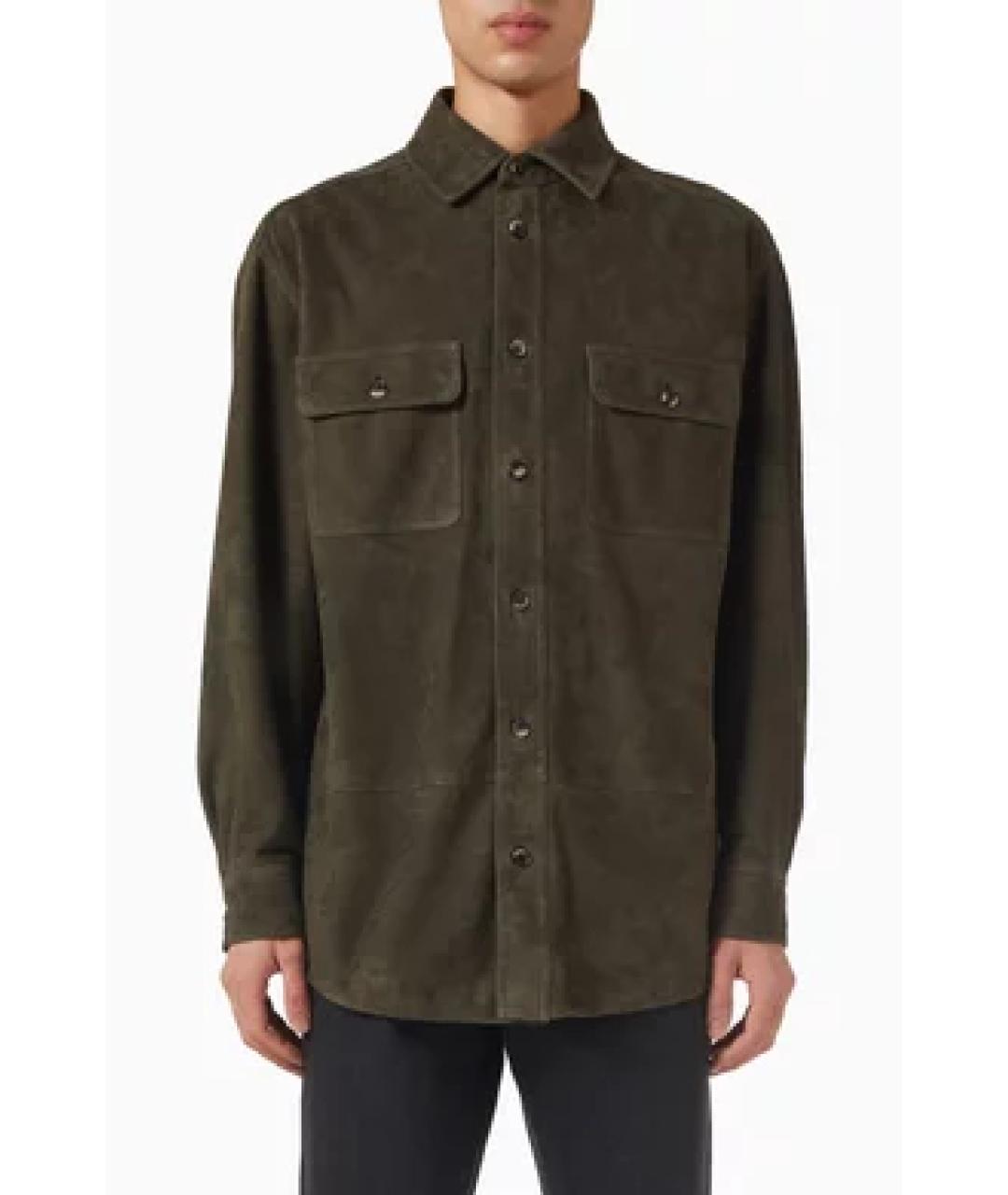LOEWE Зеленая кэжуал рубашка, фото 3