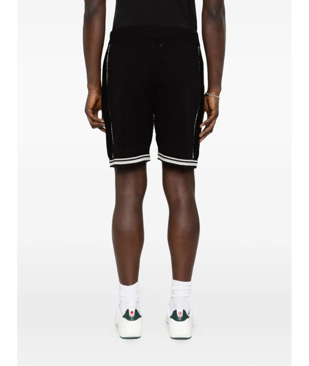 CASABLANCA Черные полиэстеровые шорты, фото 3
