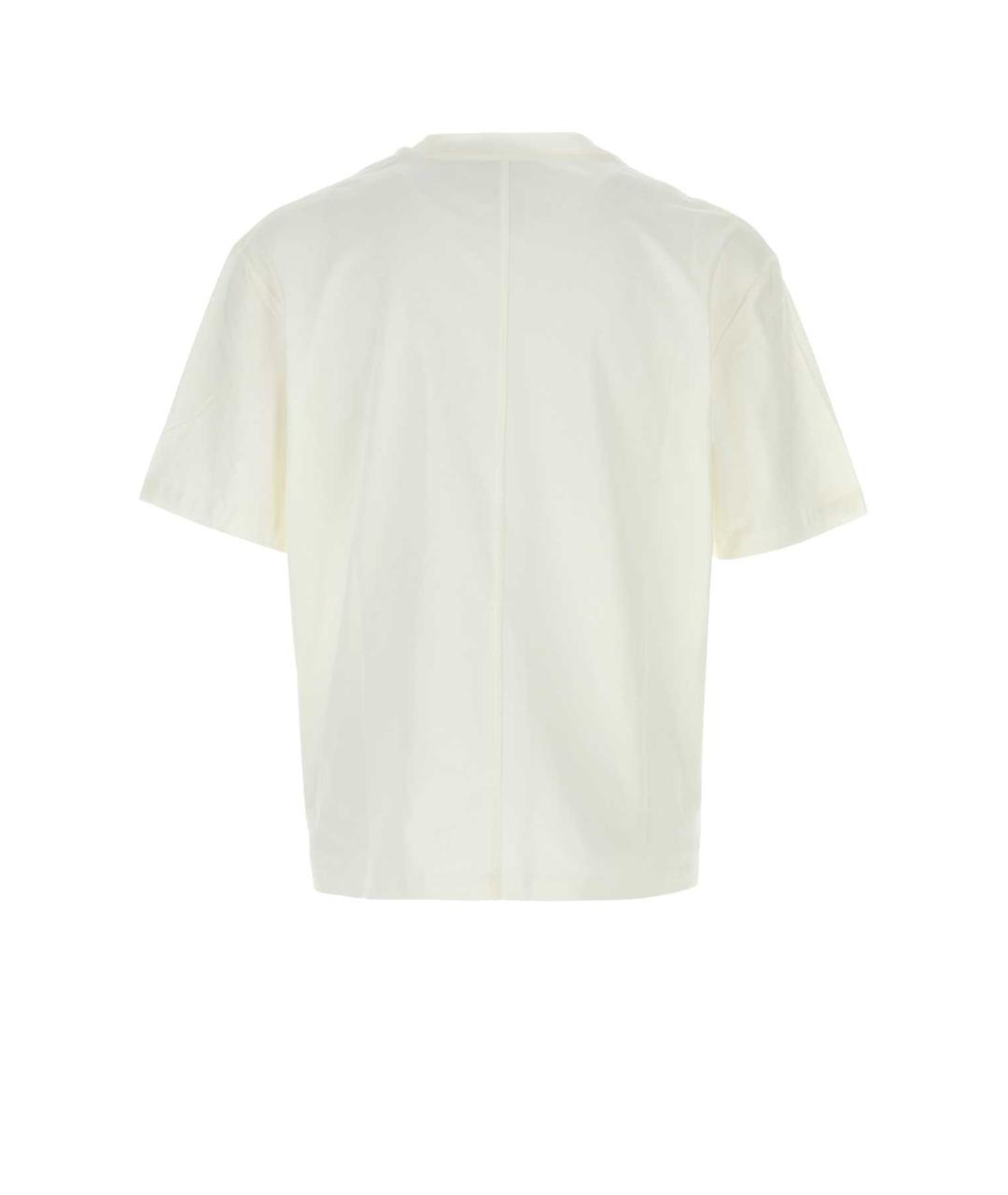 THE ROW Белая хлопковая футболка, фото 3