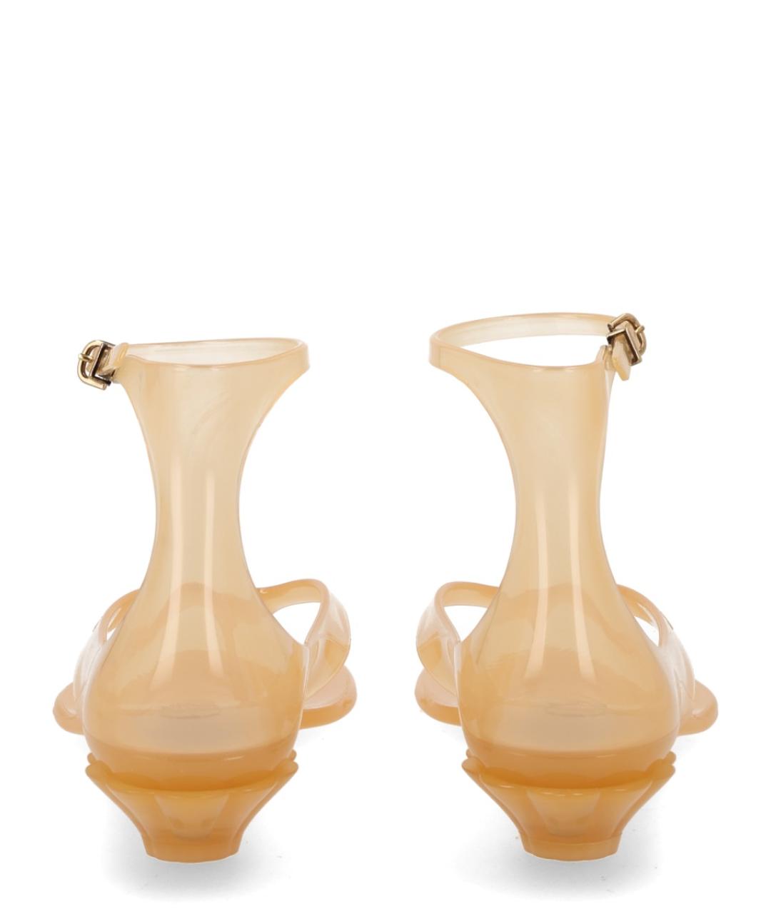 CHLOE Бежевые сандалии, фото 4