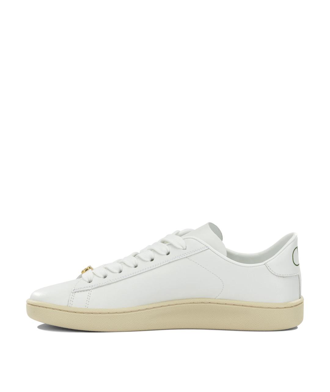 VALENTINO Белые кожаные кроссовки, фото 3