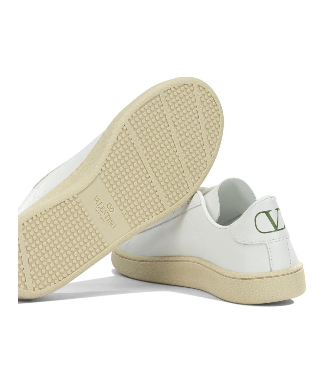 VALENTINO Белые кожаные кроссовки, фото 5