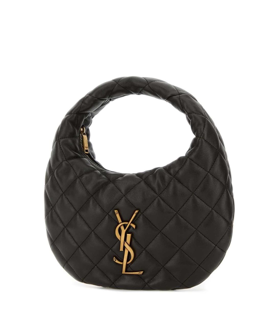 SAINT LAURENT Кожаная сумка с короткими ручками, фото 2