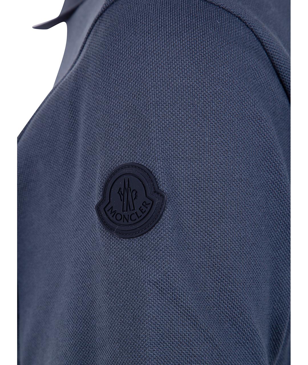 MONCLER Хлопковое поло с коротким рукавом, фото 3