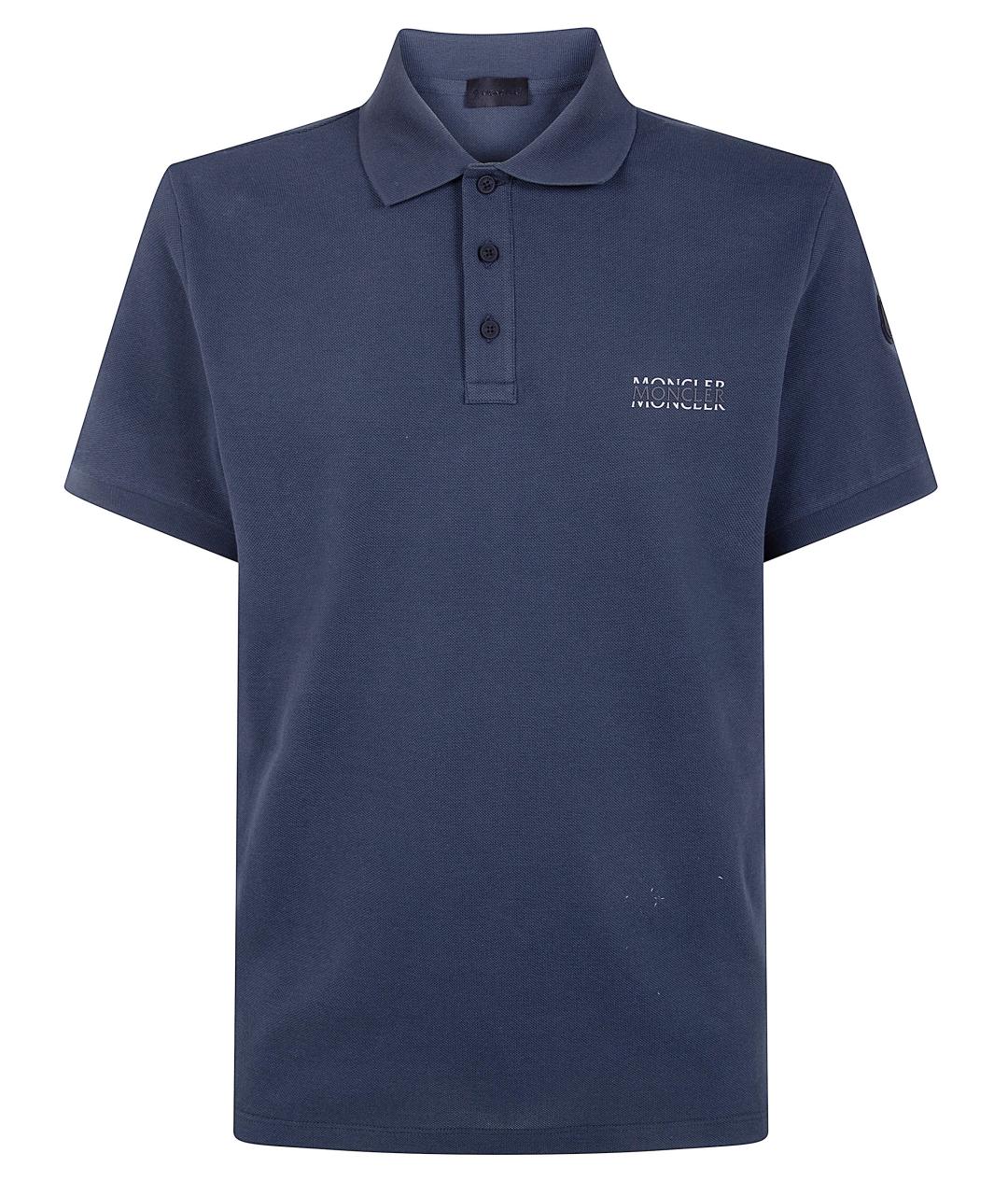 MONCLER Хлопковое поло с коротким рукавом, фото 1
