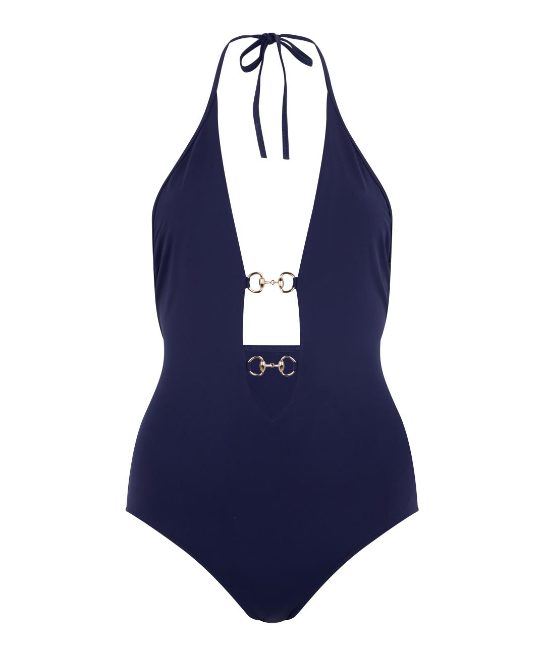 GUCCI Синий полиамидовый купальник, фото 1