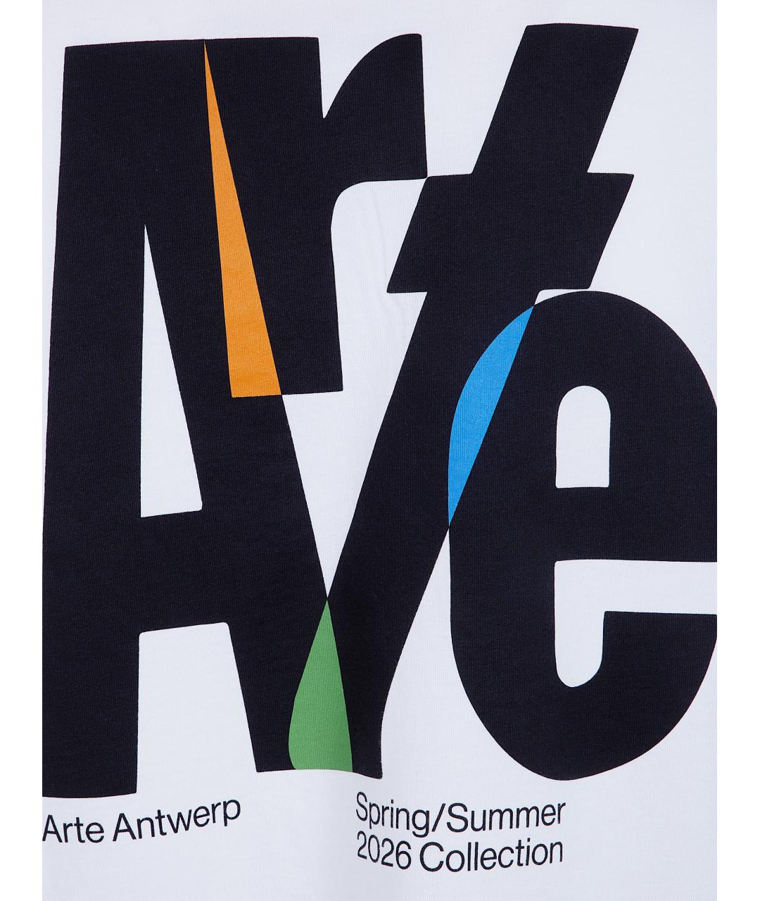 ARTE ANTWERP Белая хлопковая футболка, фото 3
