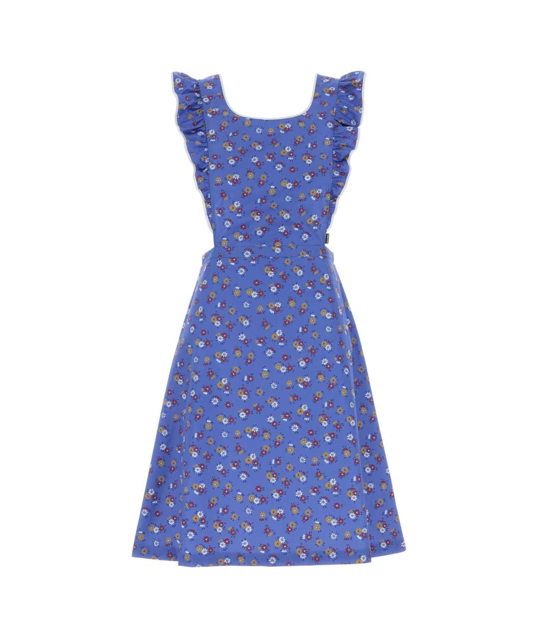 MIU MIU Мульти полиэстеровое повседневное платье, фото 1