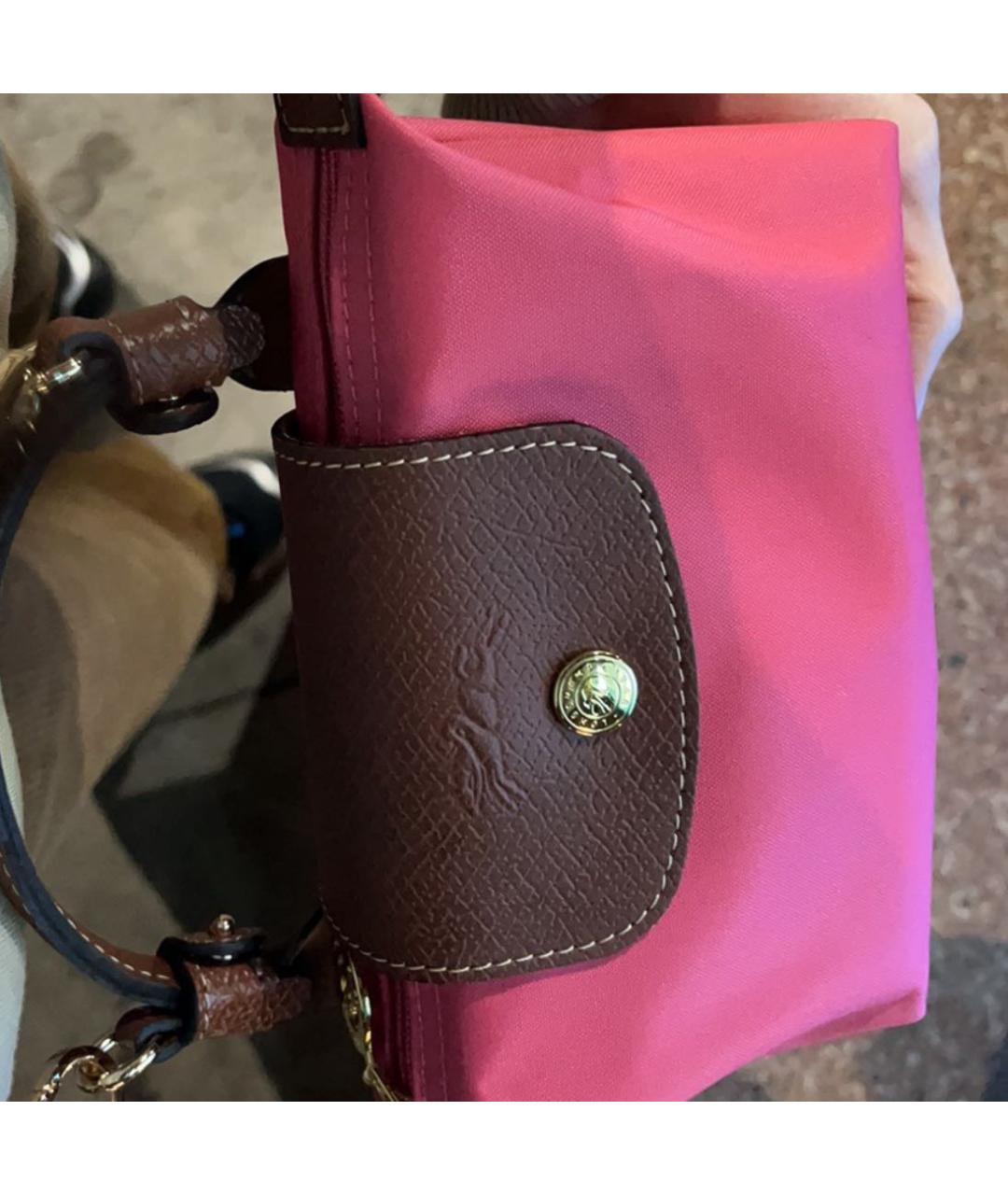 LONGCHAMP Красная сумка с короткими ручками, фото 5