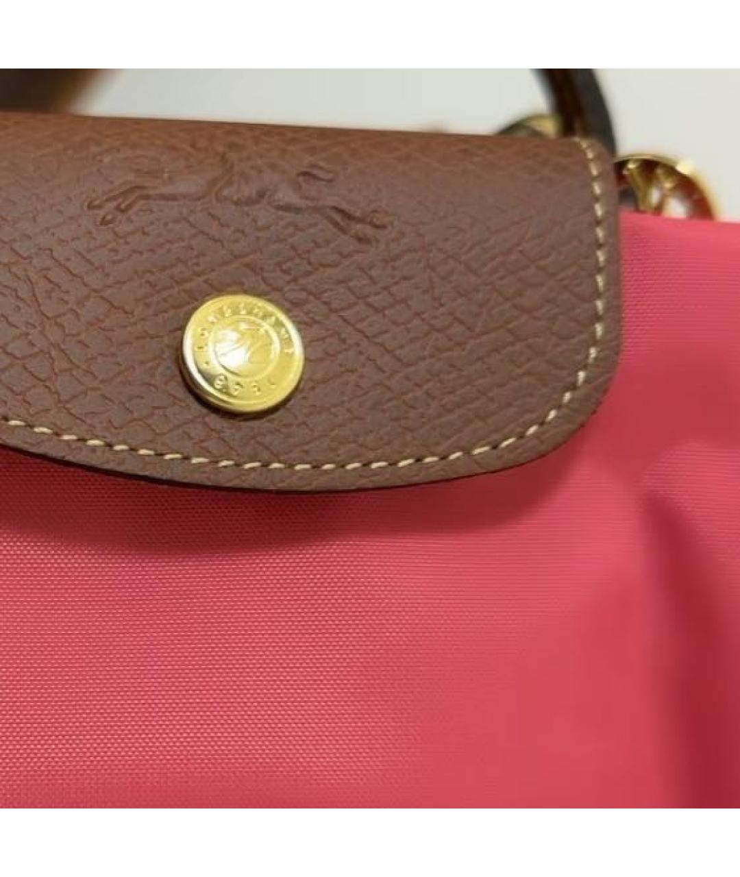 LONGCHAMP Красная сумка с короткими ручками, фото 8