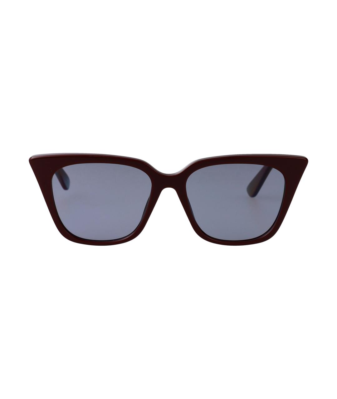 ALEXANDER MCQUEEN Красные солнцезащитные очки, фото 2