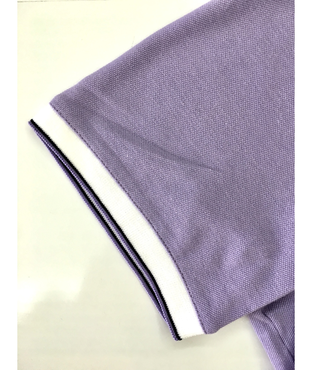 BILANCIONI Фиолетовое хлопковое поло с коротким рукавом, фото 4
