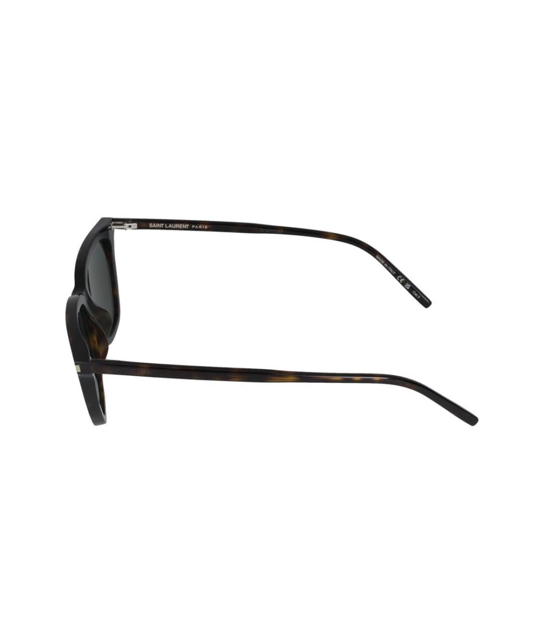 SAINT LAURENT Серые солнцезащитные очки, фото 3