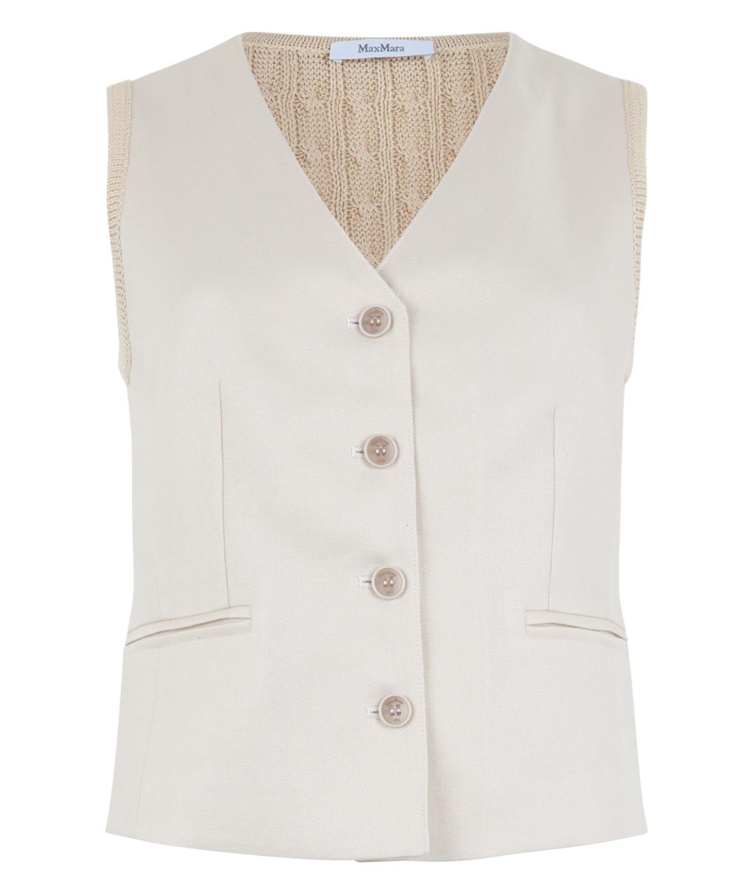 MAX MARA Льняной жилет, фото 1