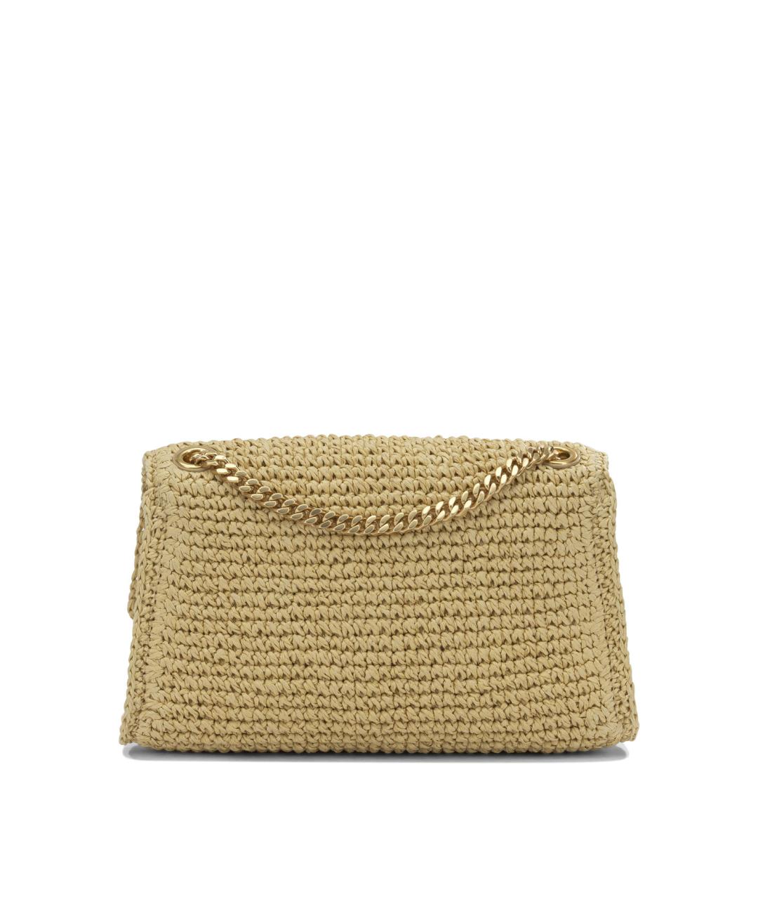 TORY BURCH Бежевая пелетеная сумка через плечо, фото 3