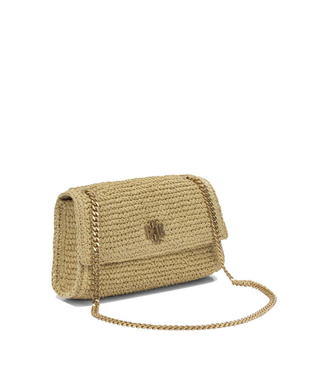 TORY BURCH Бежевая пелетеная сумка через плечо, фото 2