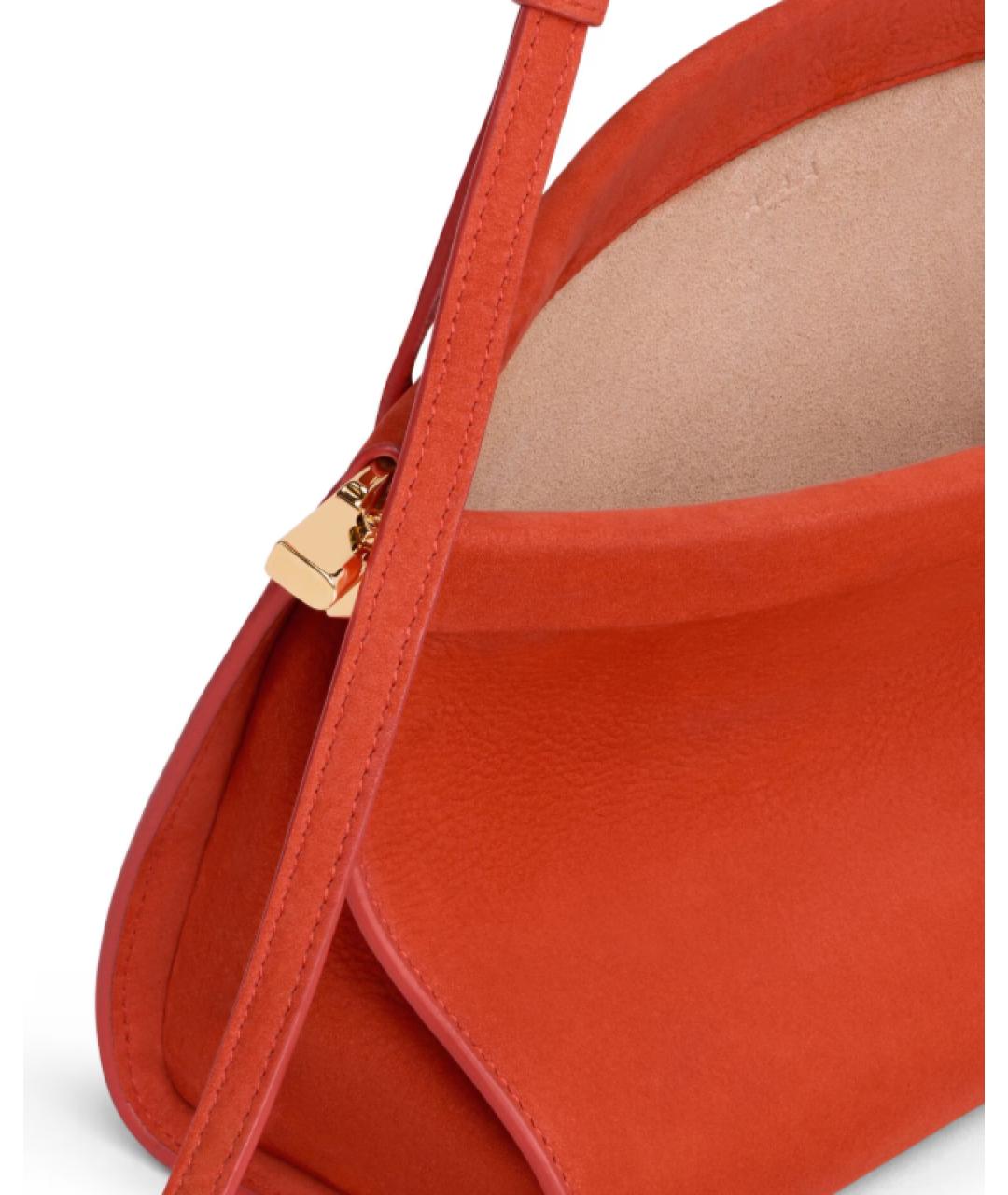 ALAIA Оранжевая кожаная сумка через плечо, фото 3