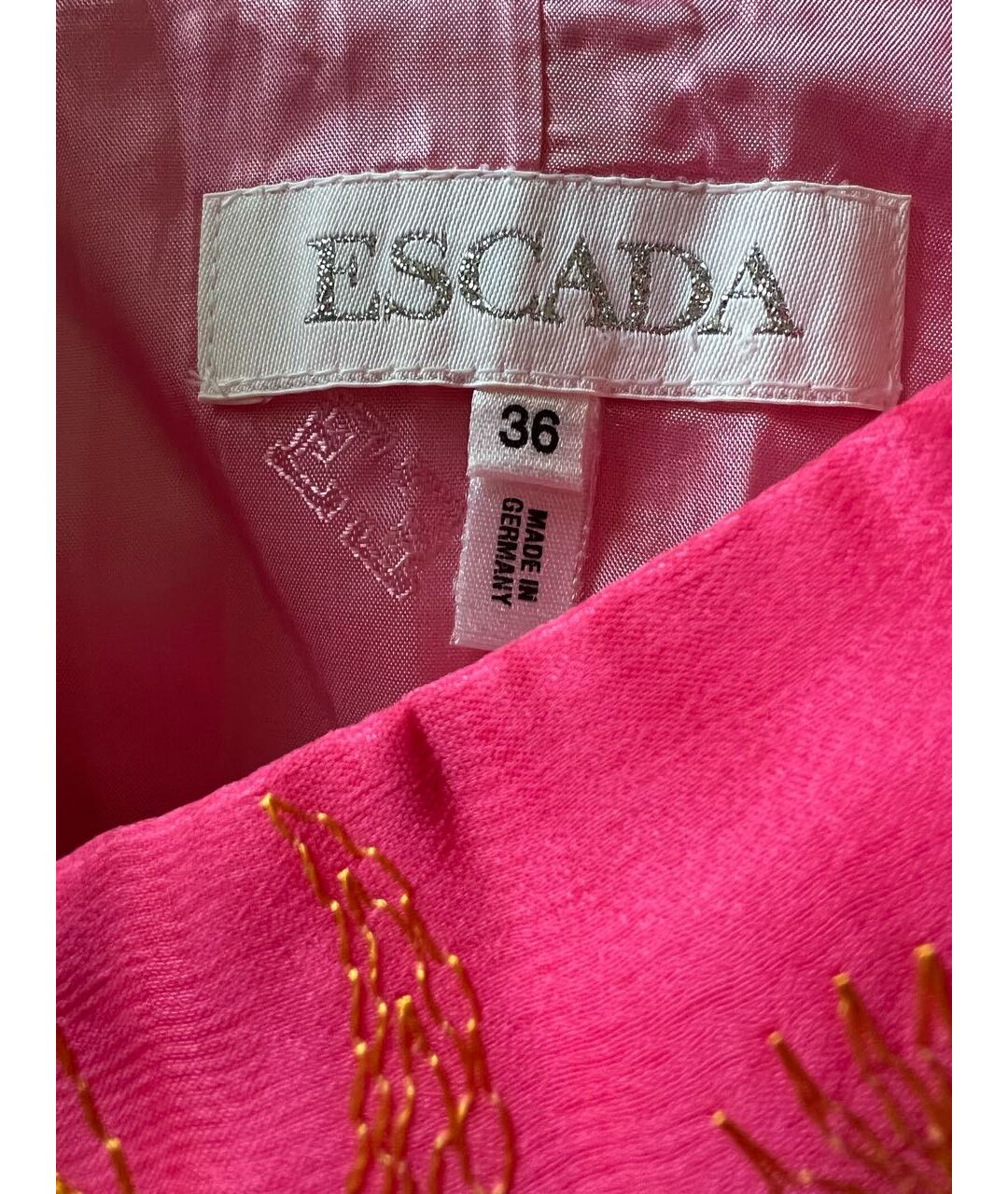 ESCADA Розовая полиэстеровая майка, фото 3