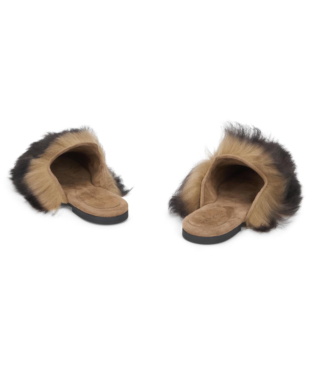 DOLCE&GABBANA Коричневые замшевые сандалии, фото 3