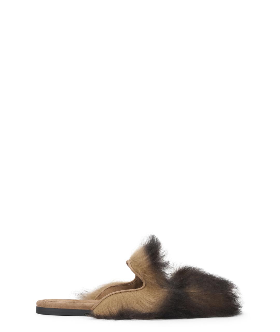 DOLCE&GABBANA Коричневые замшевые сандалии, фото 1