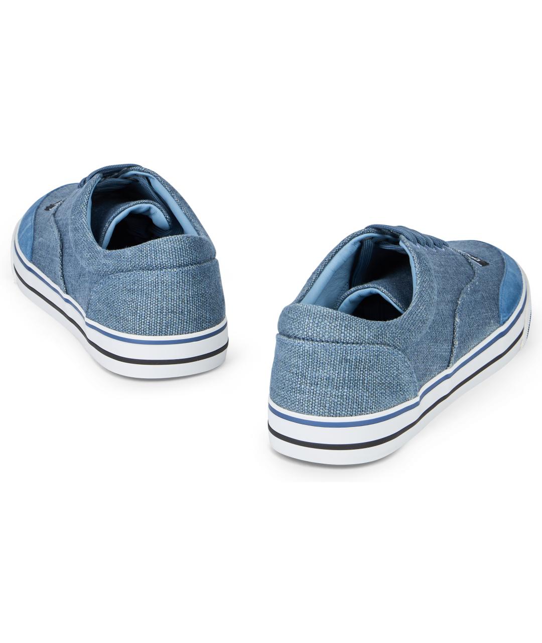 DOLCE&GABBANA Голубые низкие кроссовки / кеды, фото 4