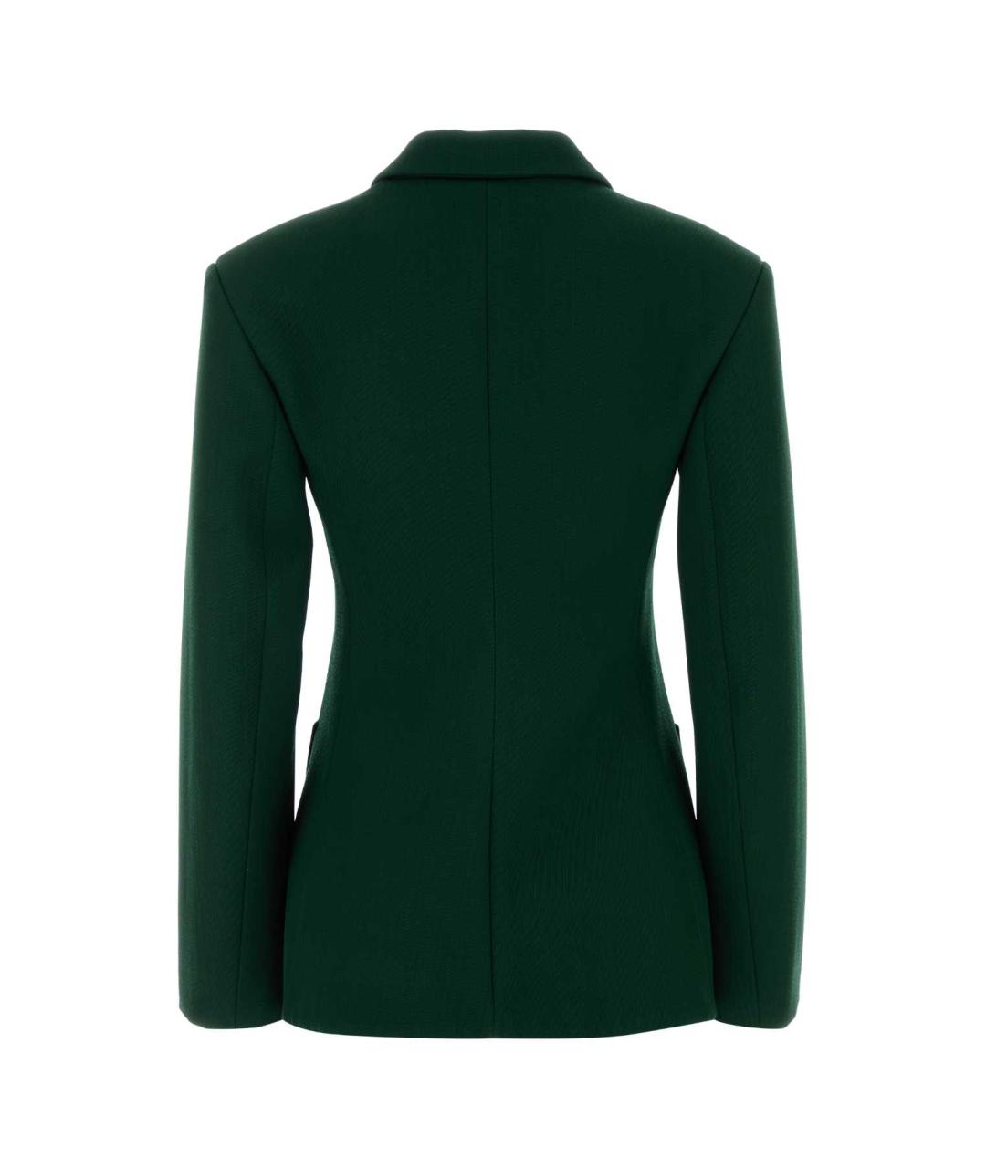 LOEWE Зеленый шерстяной жакет/пиджак, фото 2