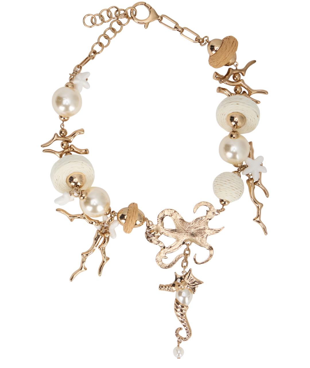 WEEKEND MAX MARA Золотая металлическая цепочка, фото 2