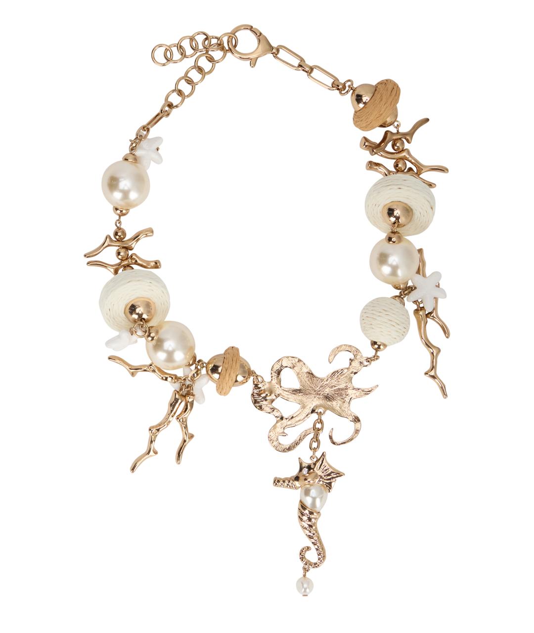 WEEKEND MAX MARA Золотая металлическая цепочка, фото 1