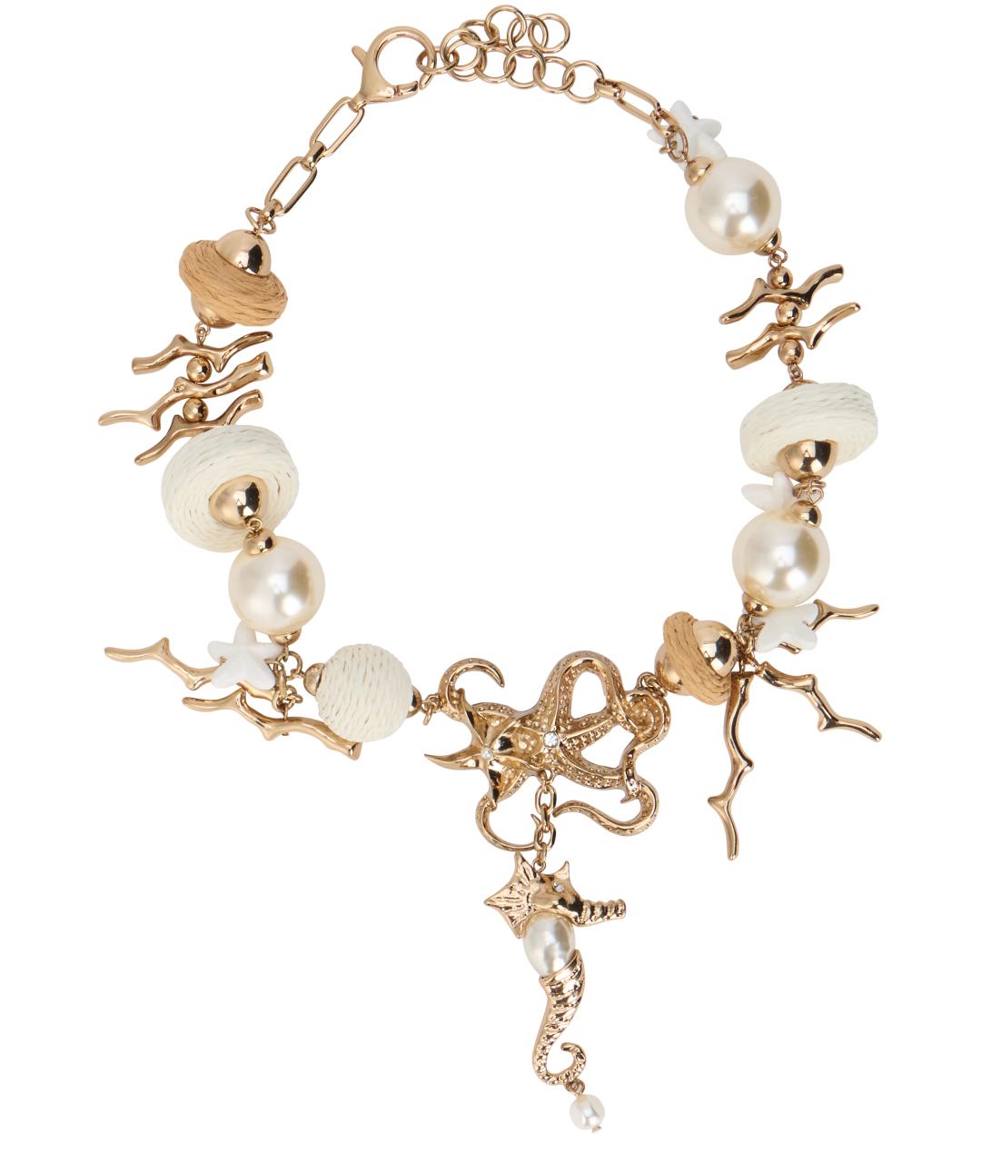 WEEKEND MAX MARA Золотая металлическая цепочка, фото 3