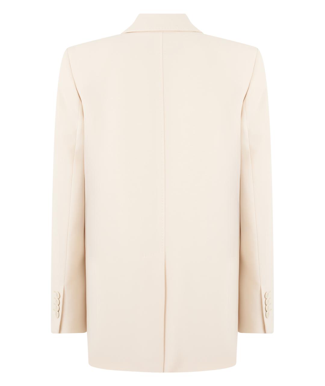 MAX MARA STUDIO Белый полиэстеровый жакет/пиджак, фото 2