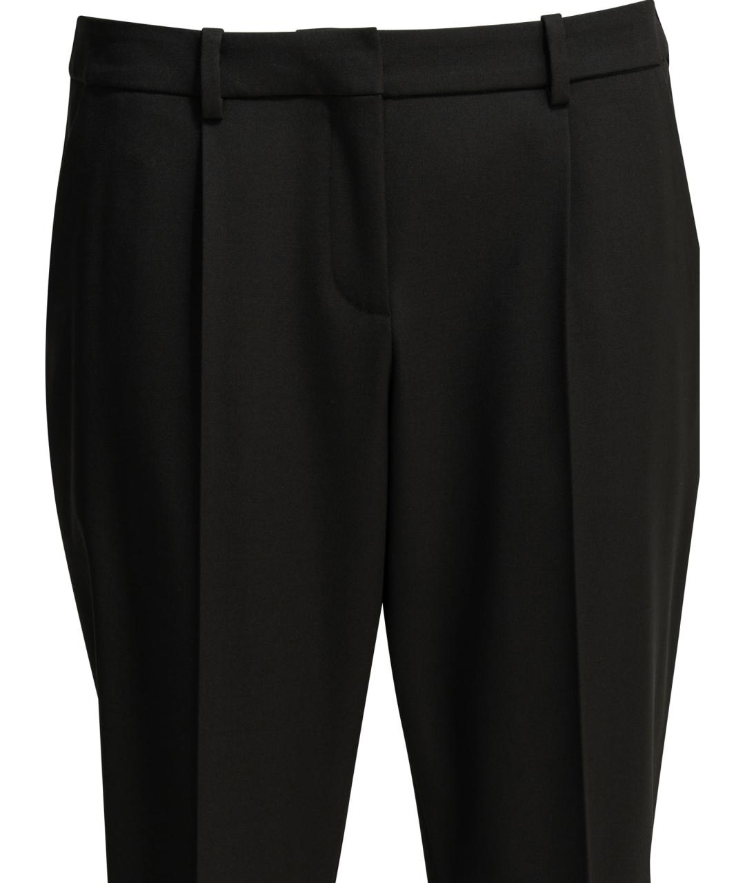 BALENCIAGA Черные шерстяные прямые брюки, фото 3