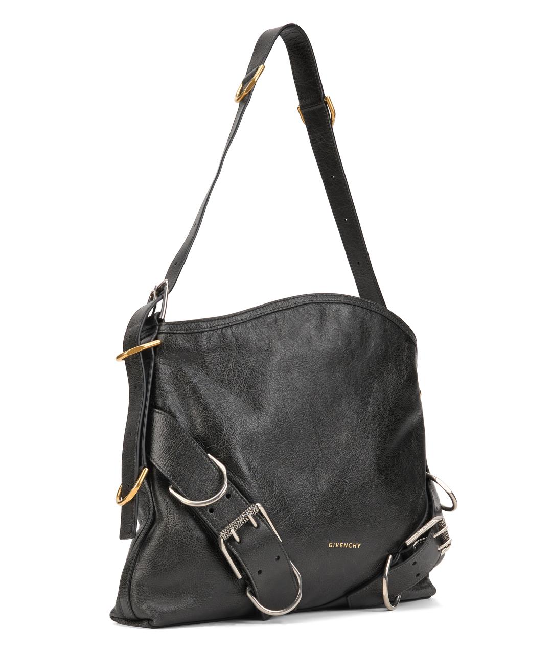 GIVENCHY Черная кожаная сумка через плечо, фото 2