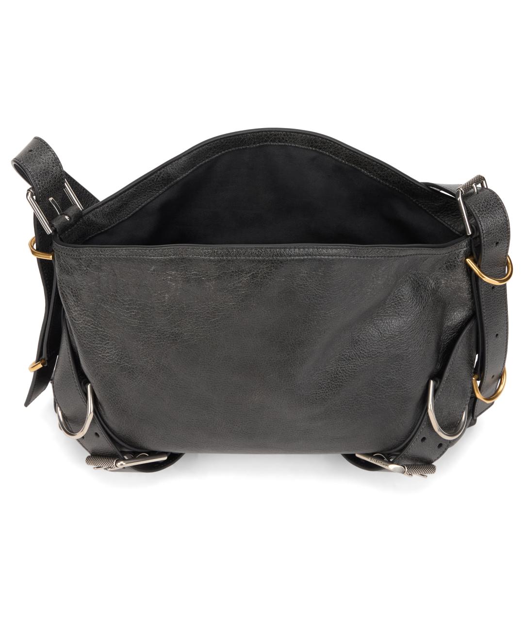 GIVENCHY Черная кожаная сумка через плечо, фото 4