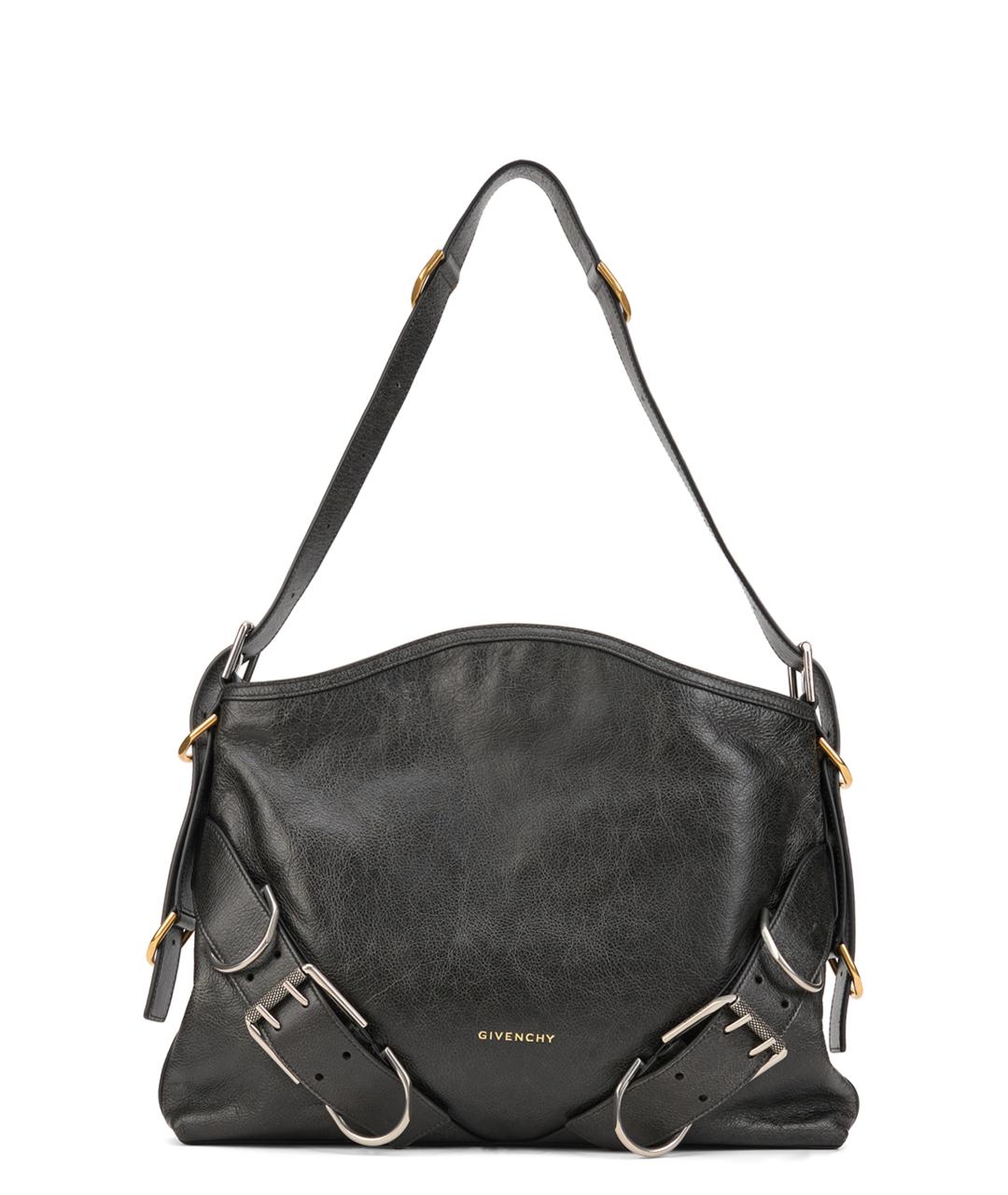 GIVENCHY Черная кожаная сумка через плечо, фото 1