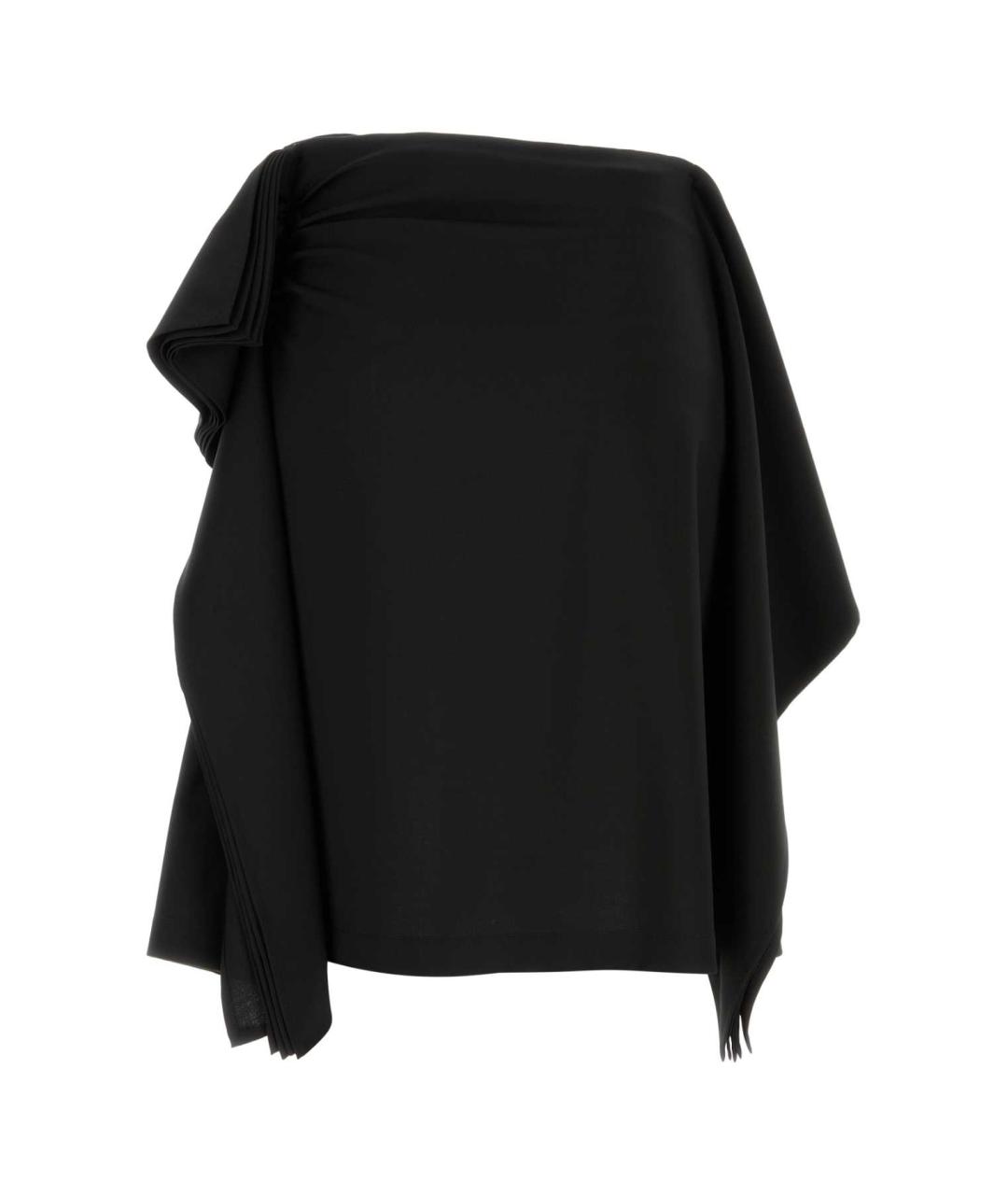 LOEWE Черная шерстяная юбка миди, фото 2