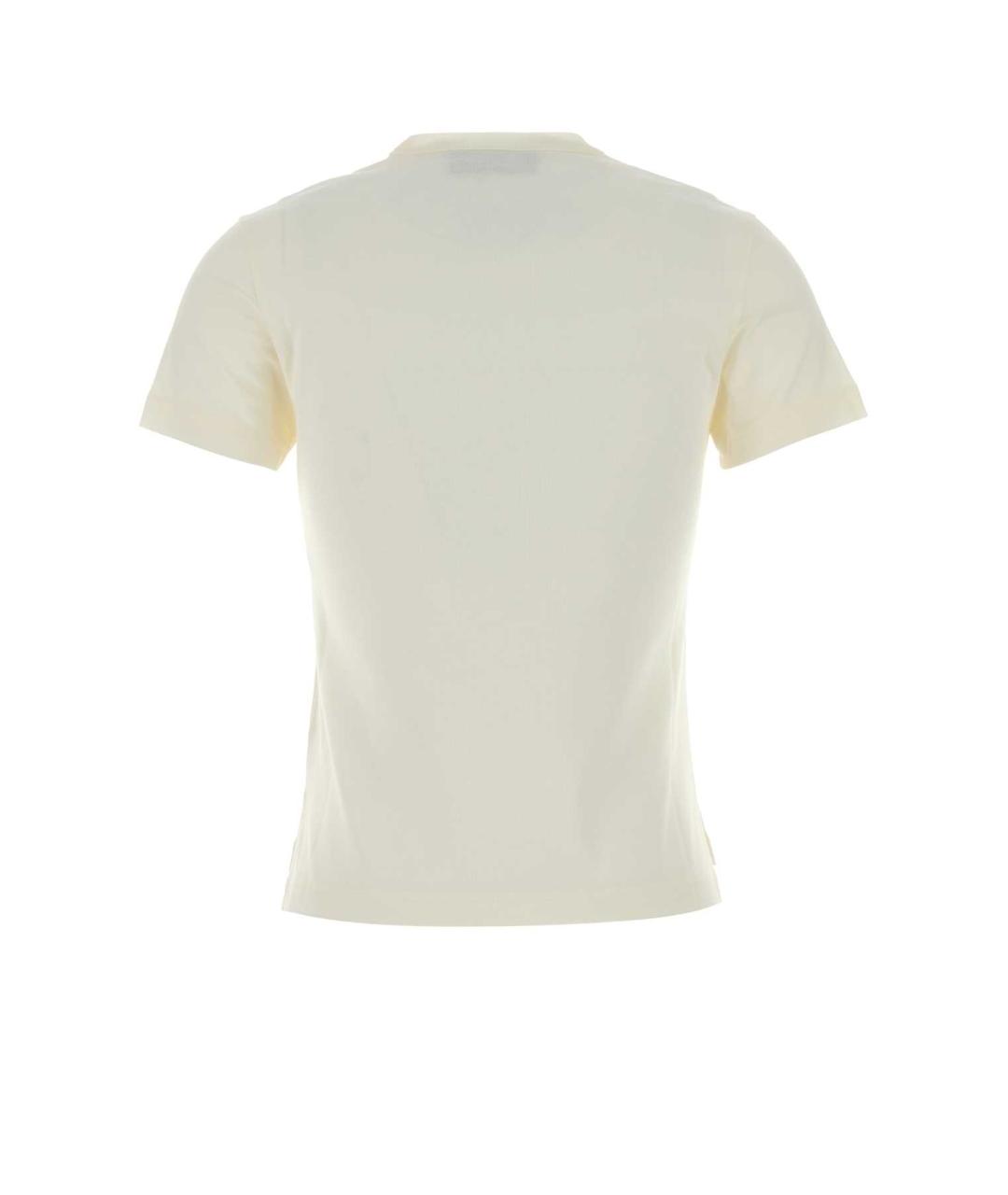 GUCCI Белая хлопковая футболка, фото 2