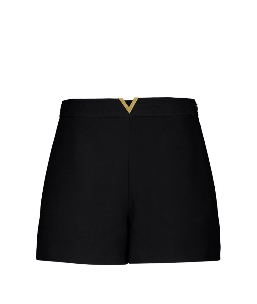 VALENTINO Черные шерстяные шорты, фото 1
