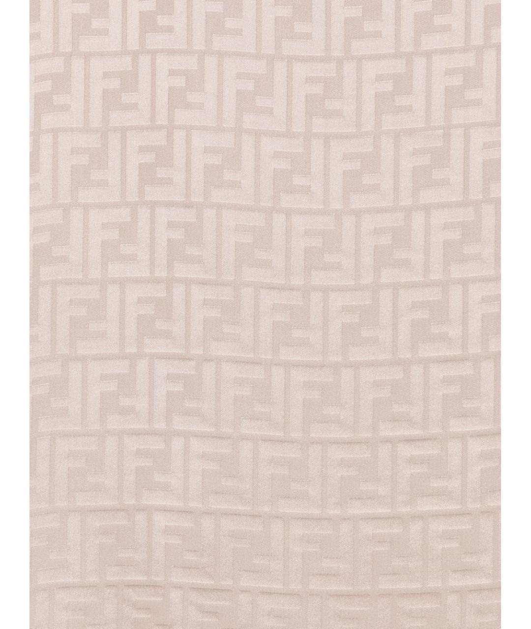 FENDI Розовый шарф, фото 3