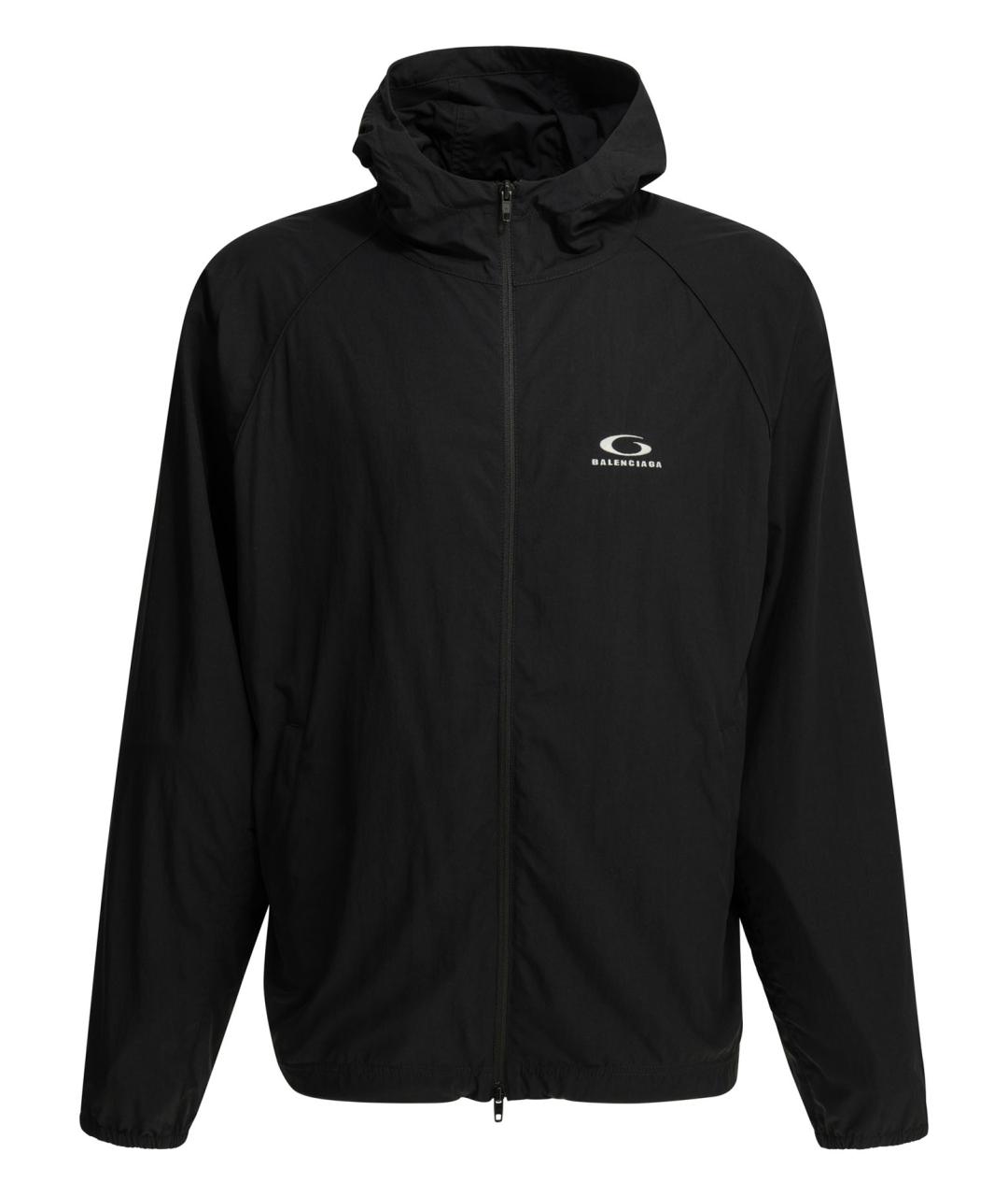 BALENCIAGA Черная полиамидовая куртка, фото 1