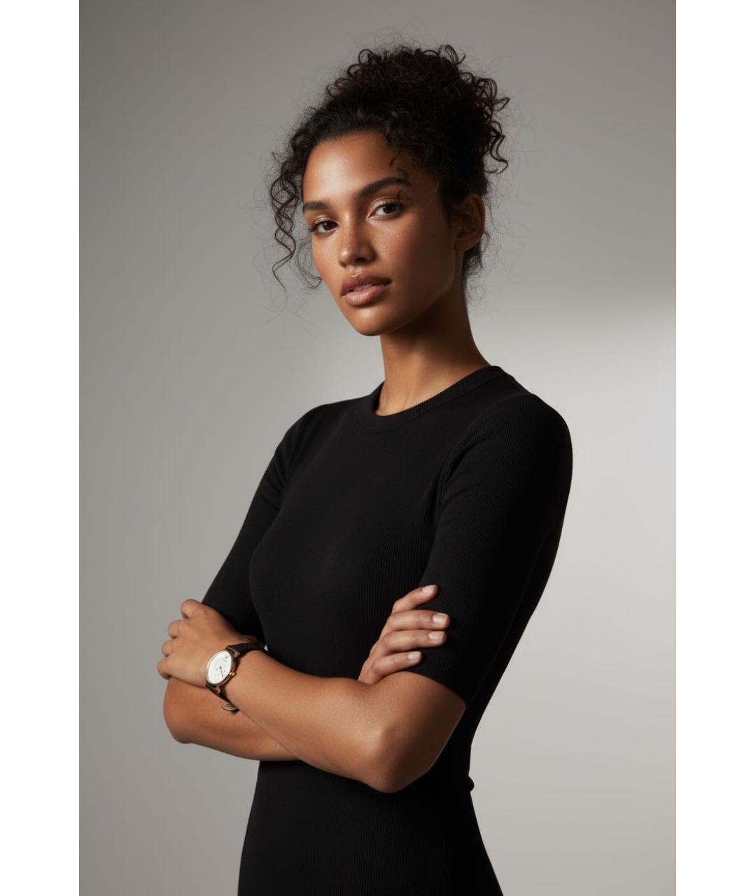 EMPORIO ARMANI Коричневые кожаные часы, фото 5