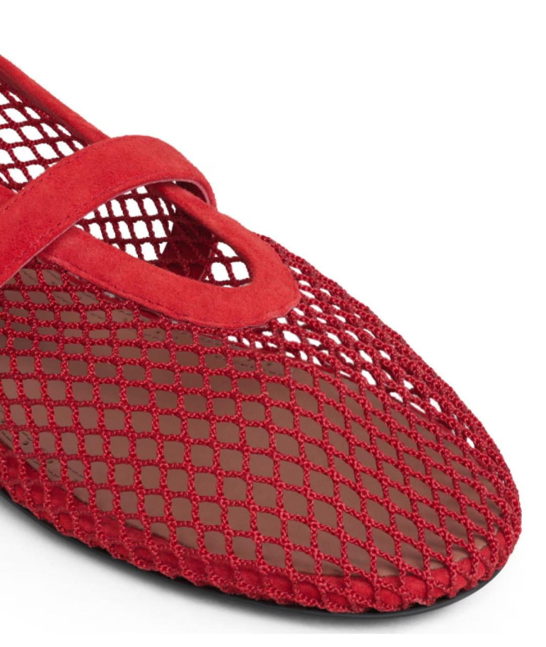 ALAIA Красные замшевые балетки, фото 3