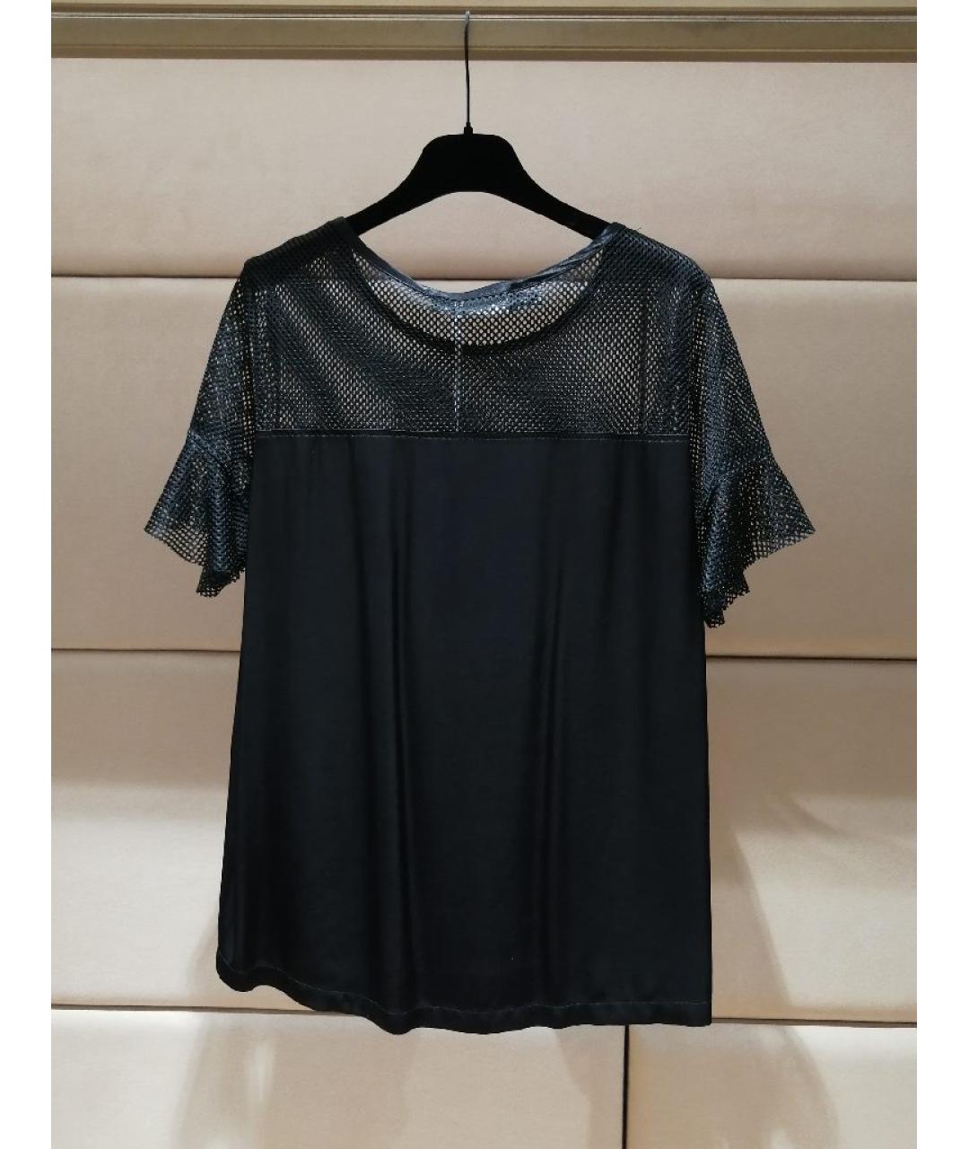 LOVE MOSCHINO Черный вискозный костюм с брюками, фото 3