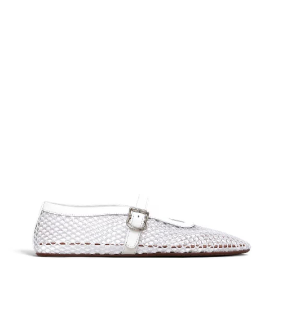 ALAIA Белые кожаные балетки, фото 5