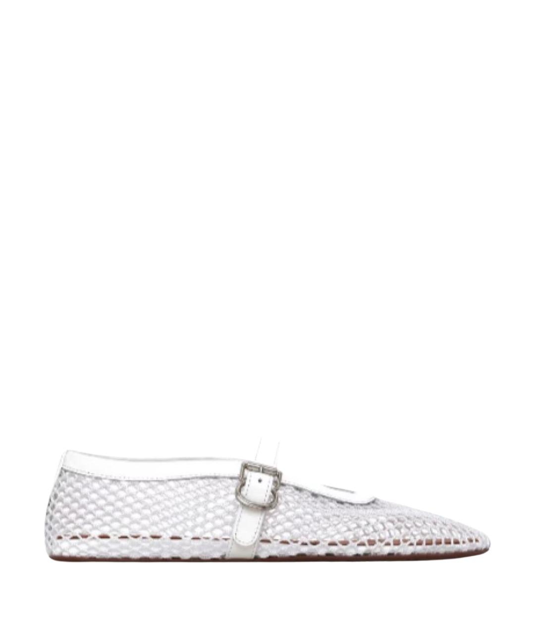ALAIA Белые кожаные балетки, фото 1